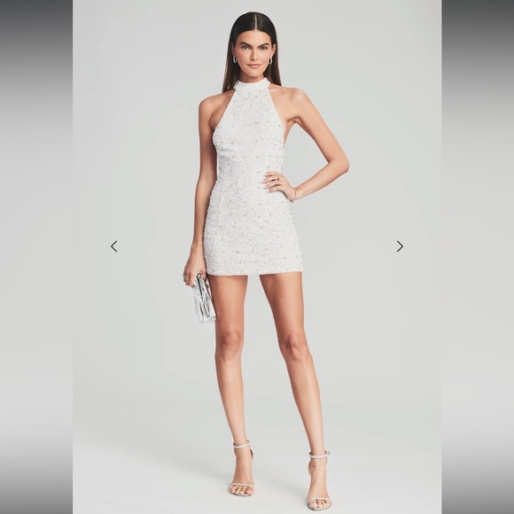 OLIVIA SEQUIN MINI DRESS - Picture 1 of 5